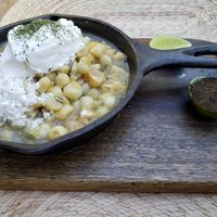 Esquites at Ojo de Maíz in Mexico City
