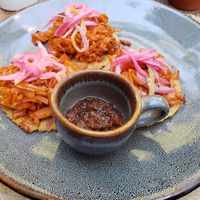 Panuchos at Ojo de Maíz in Mexico City