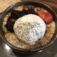 Arroz con leche y helado de coco  at Ojo de Maíz in Mexico City