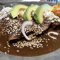 Mole Enchiladas  at Ojo de Maíz in Mexico City