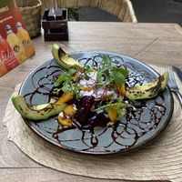 Betabel salad  at Ojo de Maíz in Mexico City