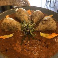 Stuffed squash flowers   at Ojo de Maíz in Mexico City