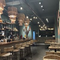 Dining hall  at Ojo de Maíz in Mexico City