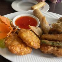Mixed veg starter  at Chang Thai in Brecon