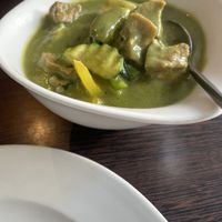 Green curry with tofu  at Chang Thai in Brecon