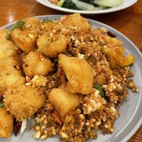 Kung Pao Monkeyhead Mushroom  at Yuán Shàn SùShí 圓善素食 in Kowloon