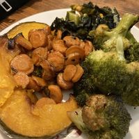 Mix di verdure  #Veganuary at La Schiscetteria in Milan