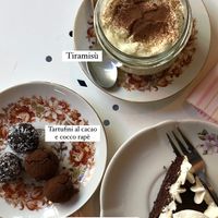 e i nostri dolci  at La Schiscetteria in Milan