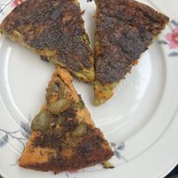 Farinata  at La Schiscetteria in Milan