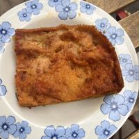 Lasagna al ragù di soia  at La Schiscetteria in Milan