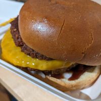 Aloha burger at Meta Burger in Edgewater