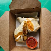 Breakfast burrito at C4Eats in Hollywood