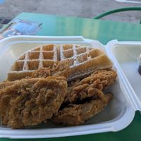 Chicken and Waffles at C4Eats in Hollywood