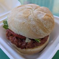 Spicy chicken sandwich at C4Eats in Hollywood