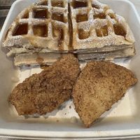 Chikn waffles   at C4Eats in Hollywood
