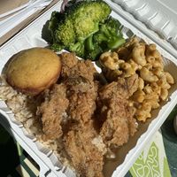 Oyster mushroom dinner plate  at C4Eats in Hollywood