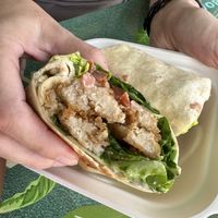 Bomb chicken wrap  at C4Eats in Hollywood