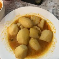 Potato stew  at Te Becqua in Sarande