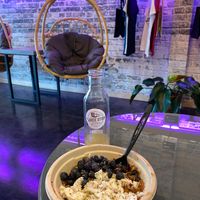 I had the BYO acai bowl and Hot Bam juice...both were delicious! at The Juice Stop in Jupiter