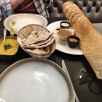 Masala Dosa with sambar at Turmeric Kitchen 65 in Taunton