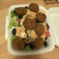 Falafel salad bowl   at Mr Falafel in Graz