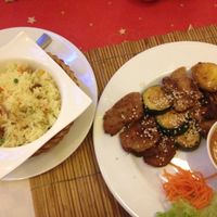 shashlick at Loving Hut in Hamburg