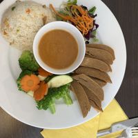   at Loving Hut in Hamburg