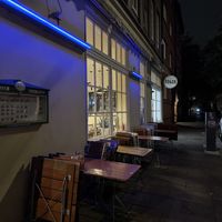 Outside.  at Loving Hut in Hamburg