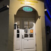 Entrance.  at Loving Hut in Hamburg