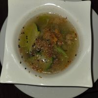 Gemüsesuppe at Loving Hut in Hamburg