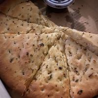 Garlic slices at Boon Burger Cafe in Brampton