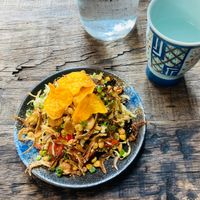 Burmese Tea Leaf Salad at Golden State Vegan Sushi in Bangkok