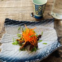 Sticky mushrooms at Golden State Vegan Sushi in Bangkok