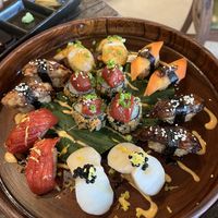 Vegan sushi   at Golden State Vegan Sushi in Bangkok