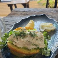 Lobster roll  at Golden State Vegan Sushi in Bangkok