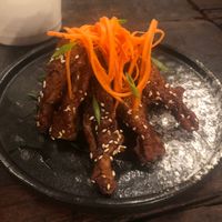 Sticky Mushrooms at Golden State Vegan Sushi in Bangkok