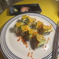 Orange chicken   at Golden State Vegan Sushi in Bangkok