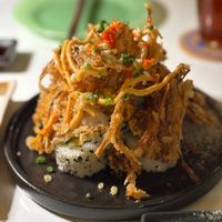 Volcano sushi  #Veganuary at Golden State Vegan Sushi in Bangkok