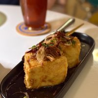 Fried tofu  #Veganuary at Golden State Vegan Sushi in Bangkok