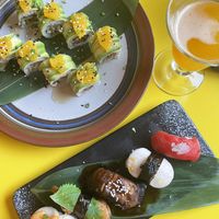 Recommended the nigiri and orange avo   at Golden State Vegan Sushi in Bangkok