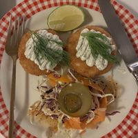 Crab Cakes  at Golden State Vegan Sushi in Bangkok