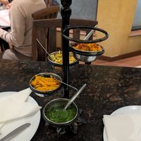 Complimentary pickle at Ashiana Vegetarian Restaurant in Nairobi