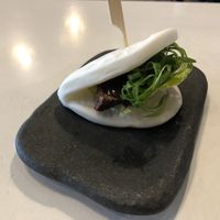 Vegan duck bao  at Shizuku Ramen & Craft Beer in Abbotsford