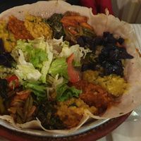 Vegan plate at Godjo in Paris