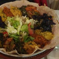 Vegan plate at Godjo in Paris