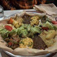 Vegan discovery mixed platter  at Godjo in Paris