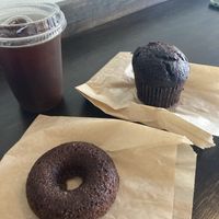 Pumpkin cold brew  at Source Coffeehouse in Bridgeport