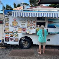 The truck with some of the menu. at Namaste Indian Food in Kapaa