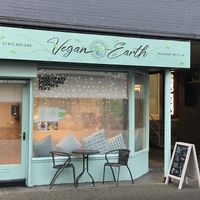 Vegan Earth - love the bright colour, made it easy to find as we drive through Ayr   at Vegan Earth in Ayr