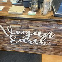 Counter  at Vegan Earth in Ayr